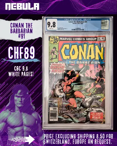 Conan The Barbarian #91 (1978) – CGC 9.8