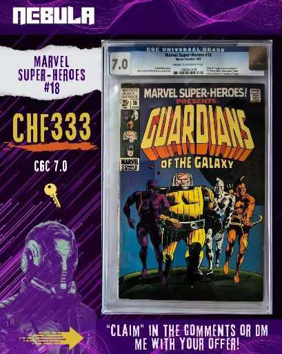 Marvel Super-Heroes #18 – CGC 7.0 - Key Issue! 